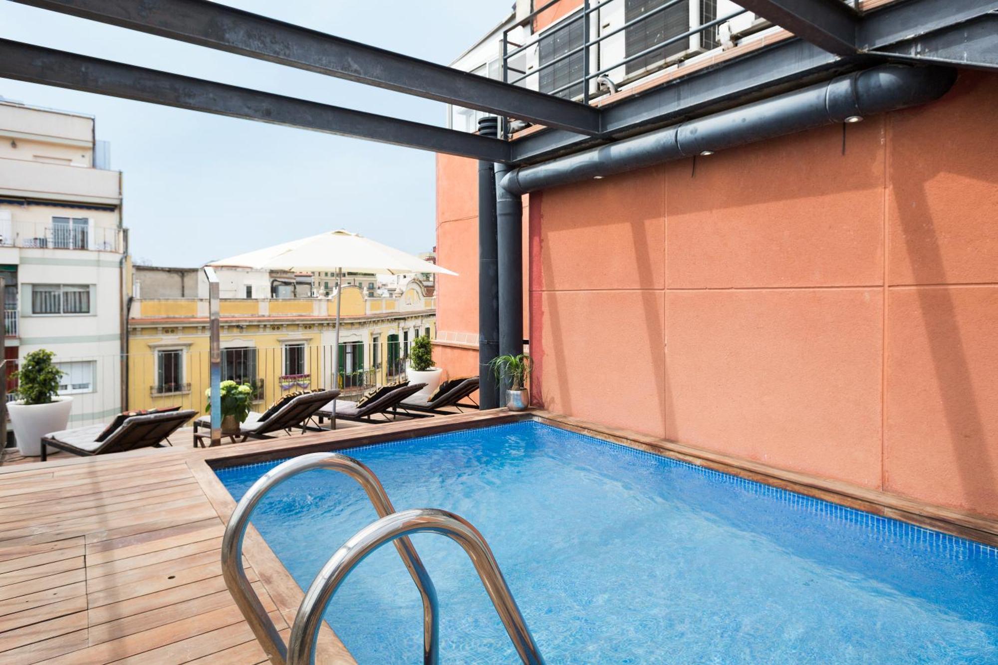 Apartment Barcelona Rentals - Pool Terrace In City Center Værelse billede